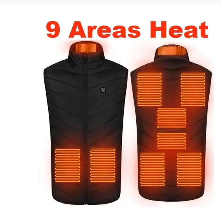 Heated Vest Smart Electric Heating Jacket Men Women Waistcoat Winter - View 10