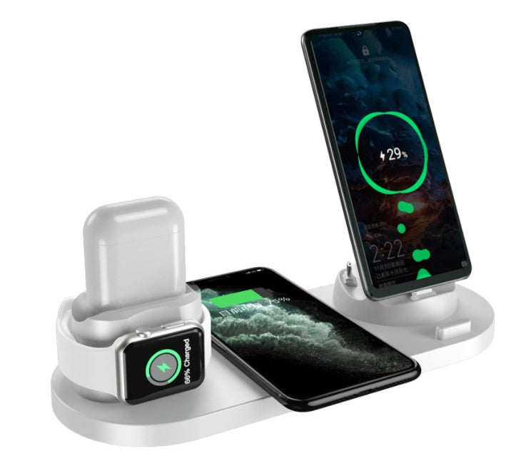 6-in-1 Wireless Charging Dock | Ultimate Power Station for iPhone, Watch & AirPods - View 10