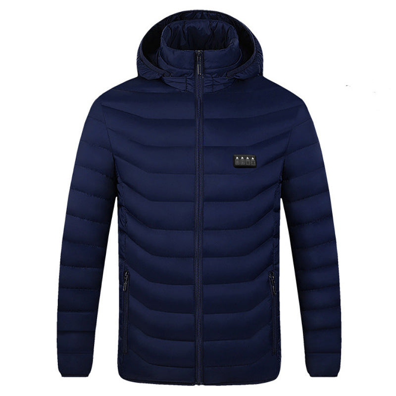 Electric Heated Smart Jacket | USB Powered Winter Warming Apparel - In Use Lifestyle