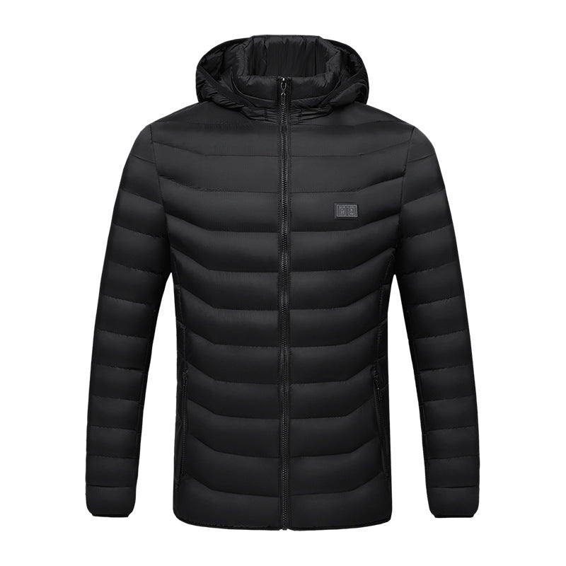 Electric Heated Smart Jacket | USB Powered Winter Warming Apparel - Detail Shot