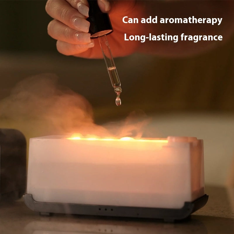 Flame Aroma Diffuser | Ultrasonic Humidifier & Essential Oil Mister - Detail Shot