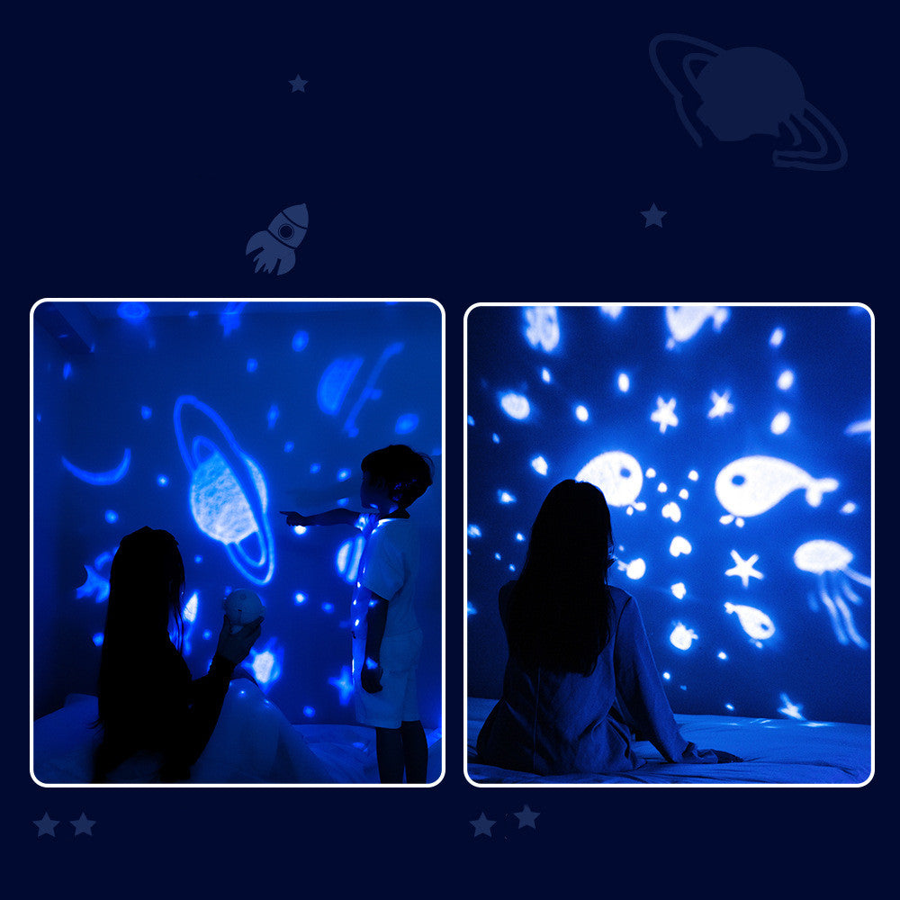 Galaxy Star Projector Starry Sky Night Light Astronaut Lamp Room Decr Gift Child Kids Baby Christmas Spaceman Projection - View 5
